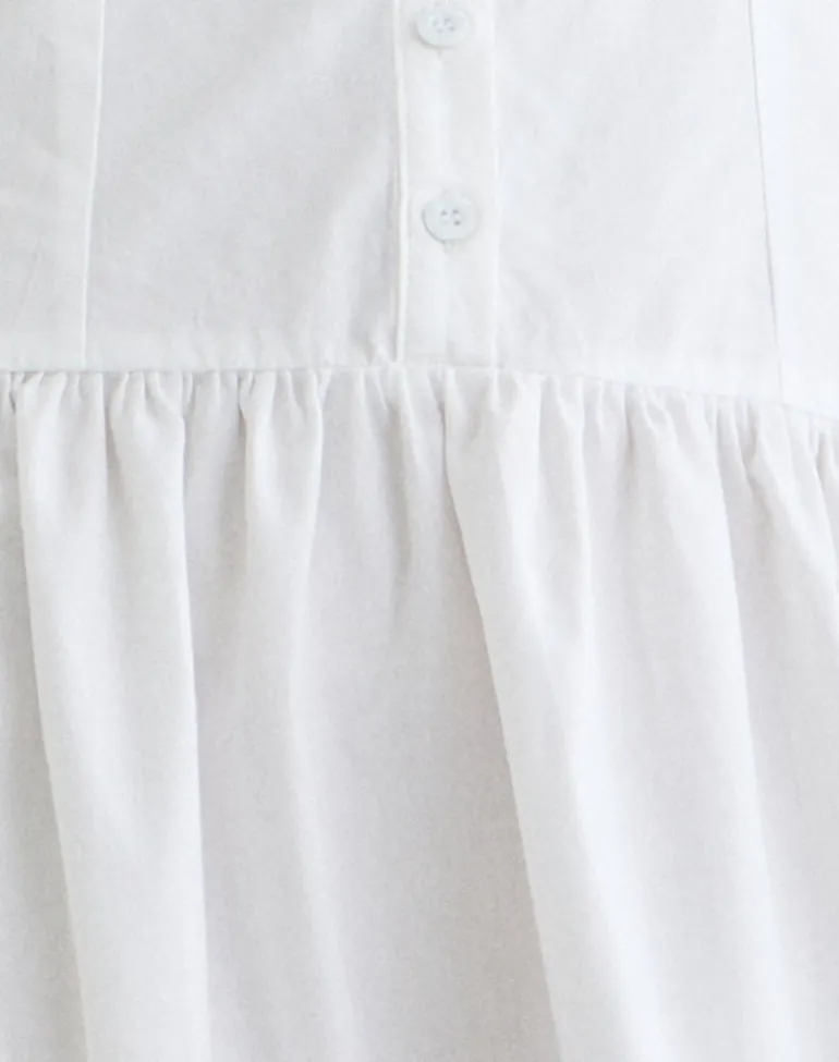 Tamashi Off the Shoulder Maxi Dress in White