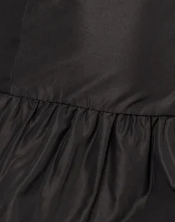 Tanaka Mini Dress in Taffeta Black