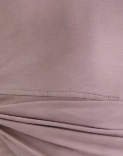 Tanzy Tie Top in Jersey Dusty Mauve