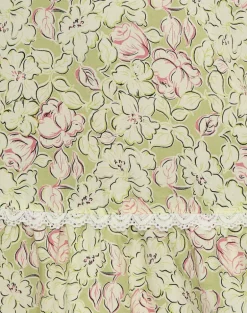 Tatavi Mini Dress in Blooming Lily Green