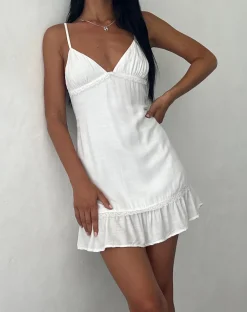 Tavita Mini Dress in White