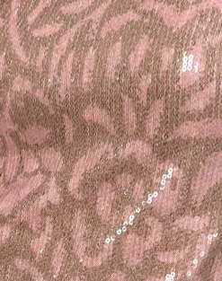 Tirich Halterneck Top in Boho Batik Sequin Pink
