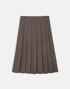Tisrah Midi Skirt in Truffle