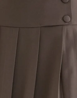Tisrah Midi Skirt in Truffle