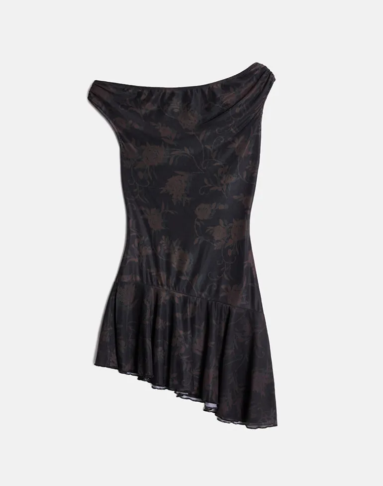 Tohari Mini Dress in Dynamic Rose