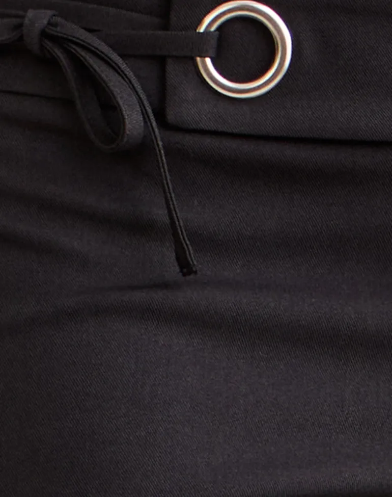 Tova Tie Tailoring Trousers in Black