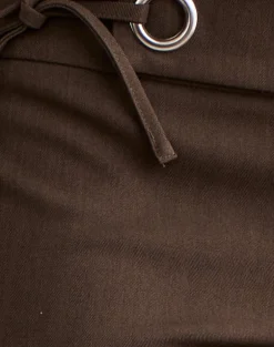 Tova Tie Tailoring Trousers in Chocolate