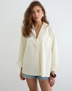 Turner Shirt in Candy Stripe Yellow