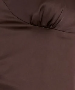 Turuti Cami Top in Satin Dark Brown