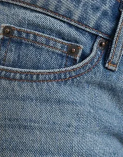 Ultra Low Rise Flare Jean in Slate Blue