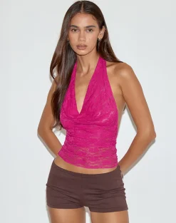 Varys Top in Orchid Lace Hot Pink