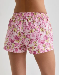 Verie Boxer Shorts in Blossom Floral Pink
