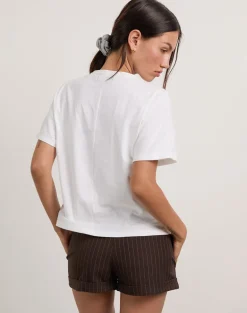 Viman Top in Jersey Ivory