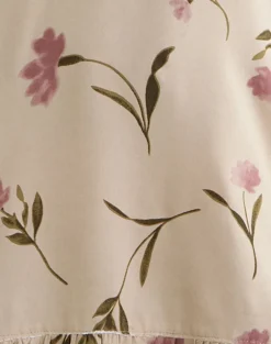 Visoca Mini Dress in Bloom Leafy Taupe