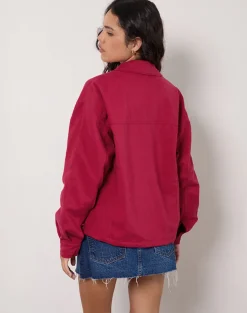 Vita Bomber Jacket in Adrenaline Red