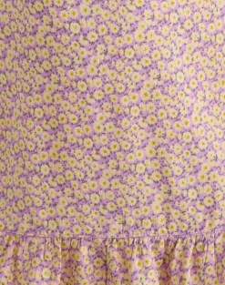 Vitata Mini Dress in Flower Fun Lilac Lemon