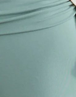 Wasana Capri Trouser in Aqua Grey