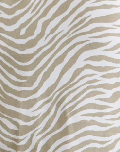 Wiby High Neck Backless Top in Tonal Zebra