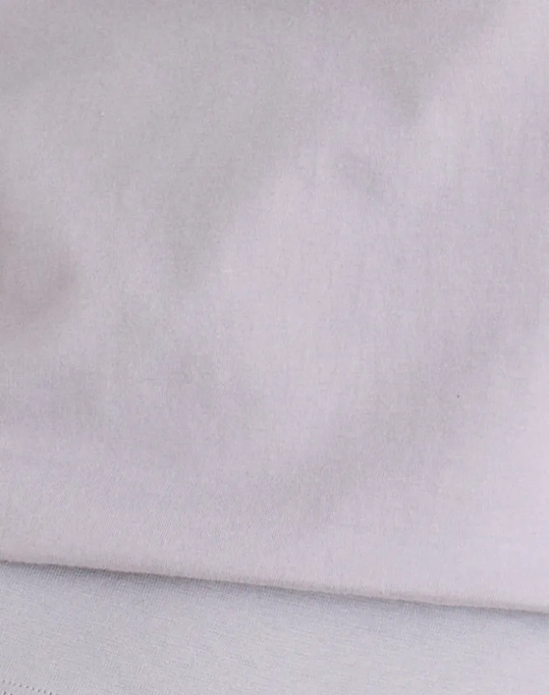 Yacin Slouchy Top in Silver