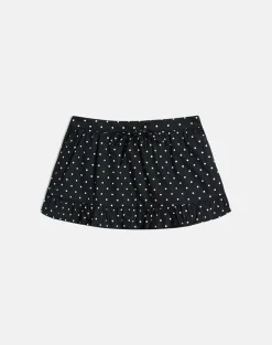 Yasumi Mini Skirt in Basic Polka Black