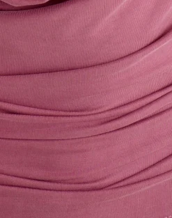 Yukashi Top in Cupro Raspberry