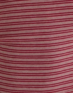 Yusi Long Sleeve Top in Burgundy Stripe